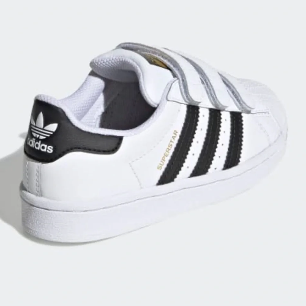 NEW Kids Youth Superstar Velcro Sneakers Shoes - Picture 6 of 16